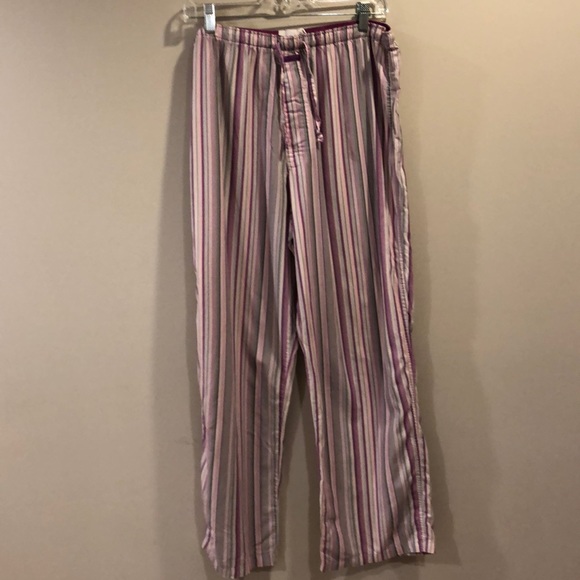 Purple Calvin Klein Pajama Drawstring Pants Sz L - Picture 1 of 2